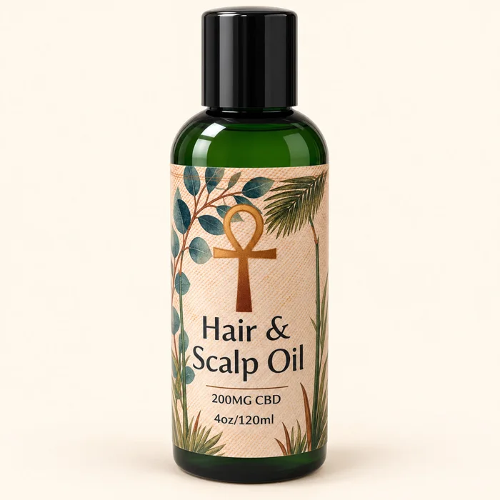 CBD Hair and Scalp Oil bottle